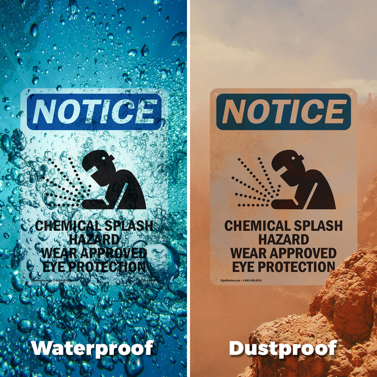 Chemical Splash Hazard