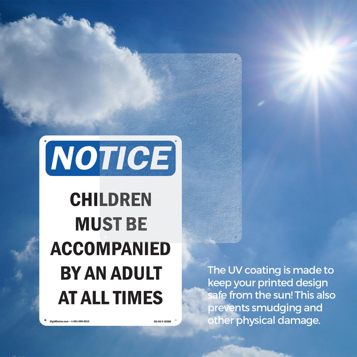 Children Must Be Accompanied By An Adult