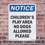 Children'S Play Area No Dogs Allowed Please