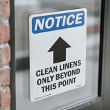 Clean Linens Only Beyond This