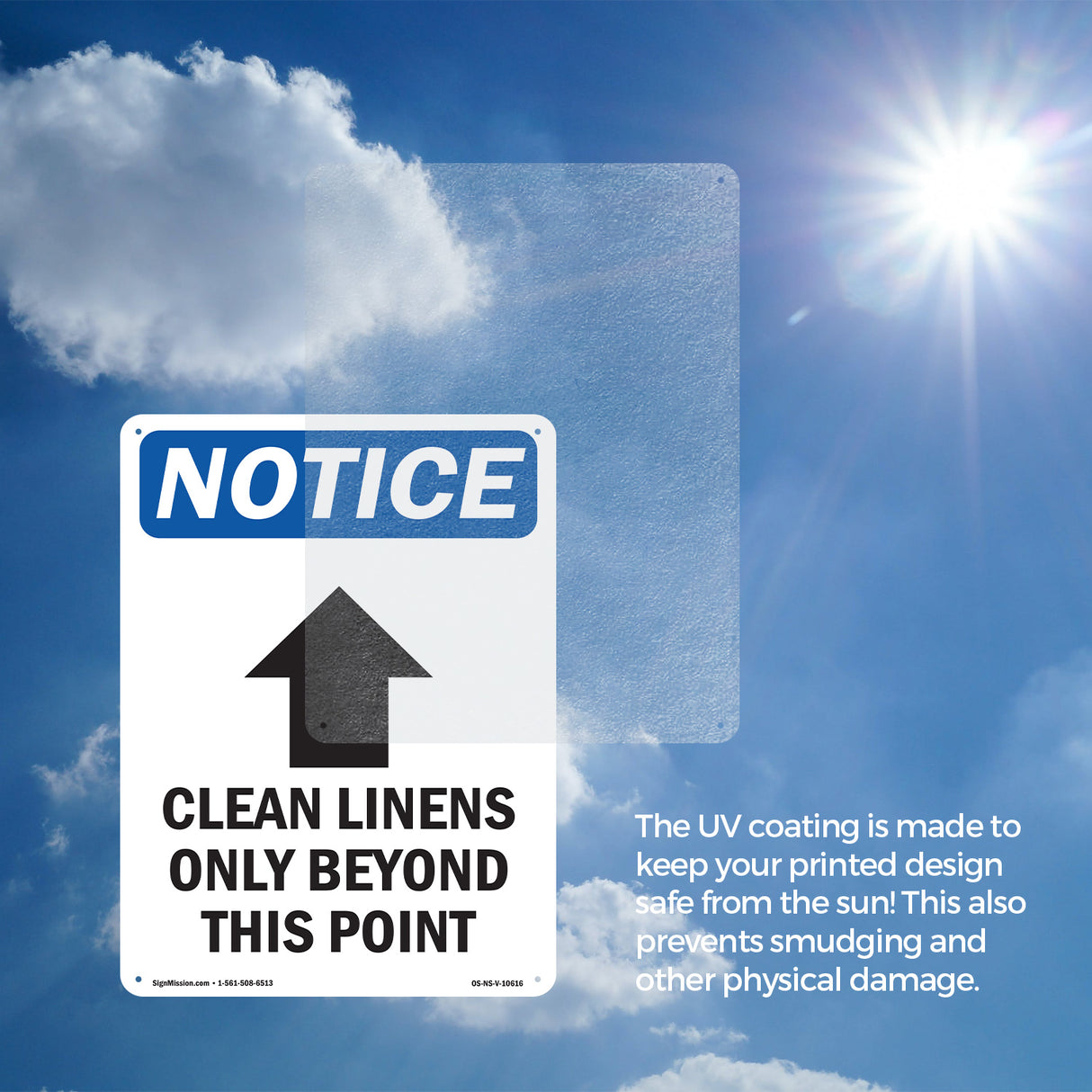 Clean Linens Only Beyond This