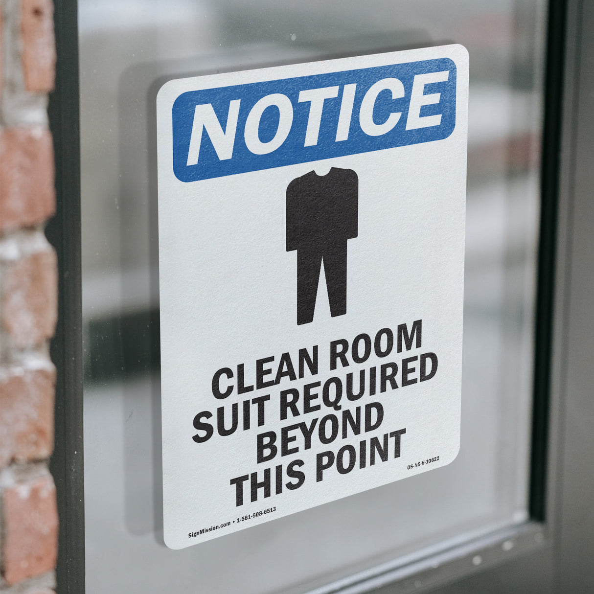 Clean Room Suit Required Beyond