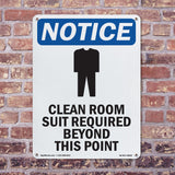 Clean Room Suit Required Beyond