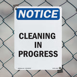 Cleaning In Progress