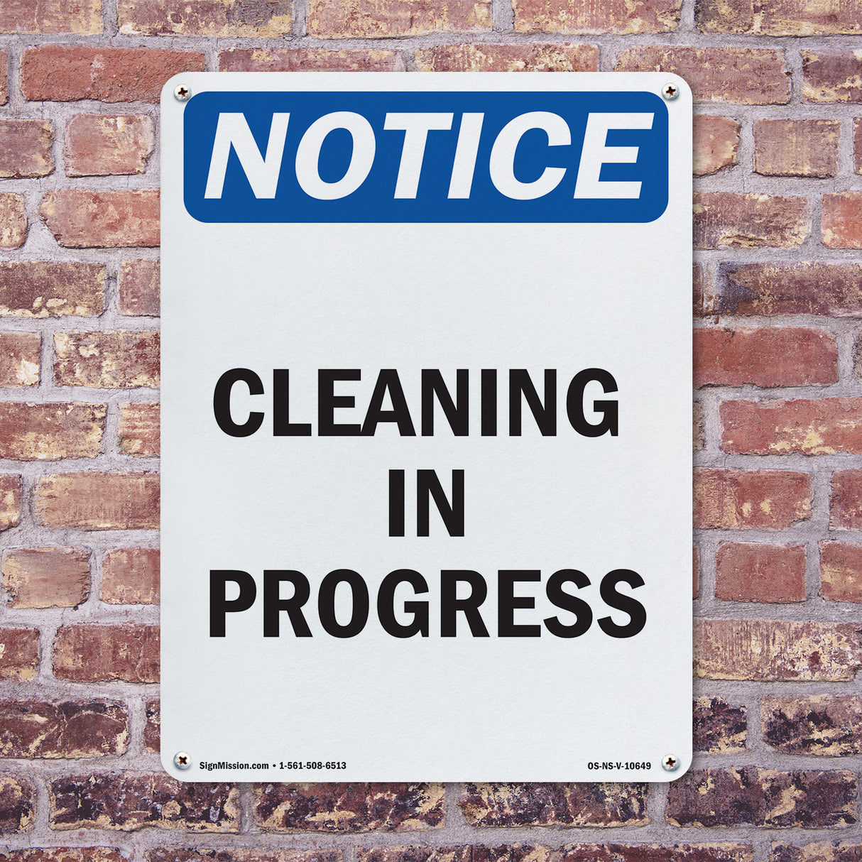 Cleaning In Progress