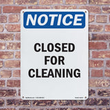 Closed For Cleaning