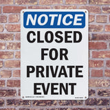 Closed For Private Event