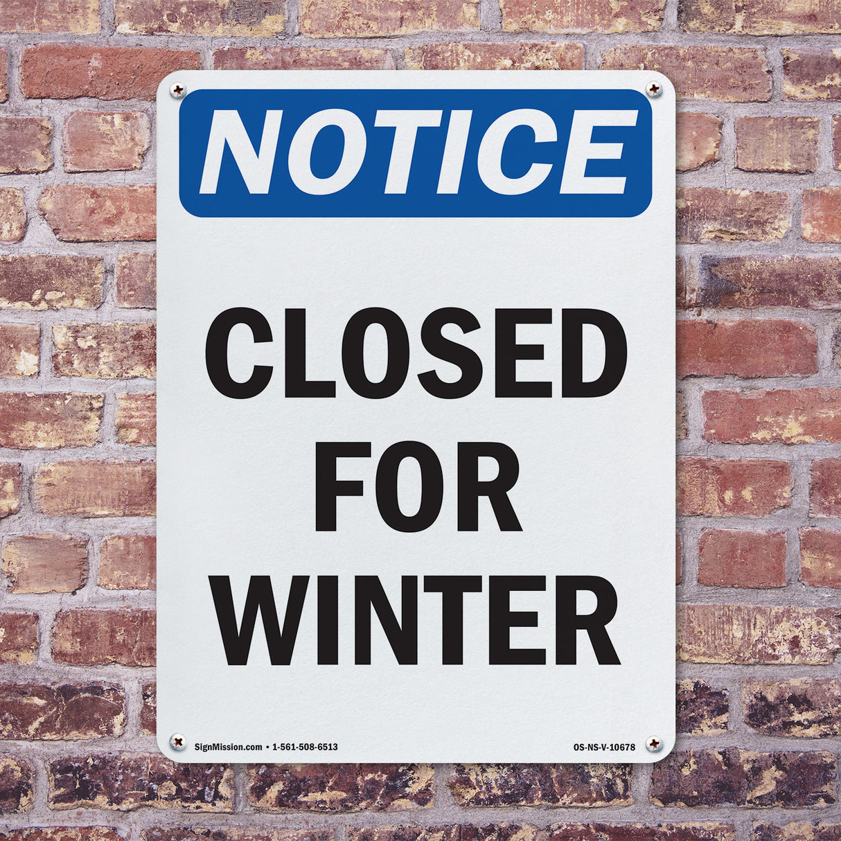 Closed For Winter