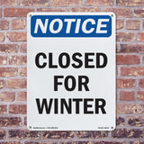 Closed For Winter