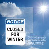Closed For Winter