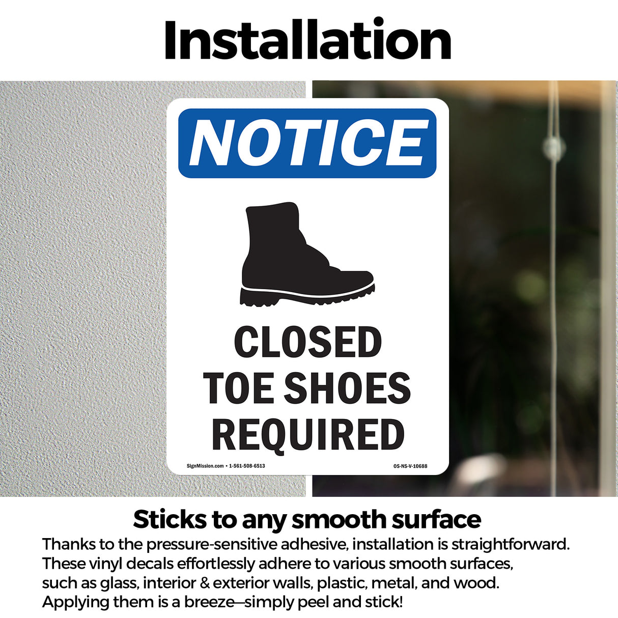 Closed Toed Shoes Required
