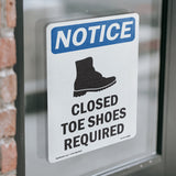 Closed Toed Shoes Required