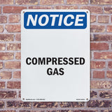 Compressed Gas Sign