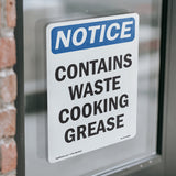 Contains Waste Cooking Grease