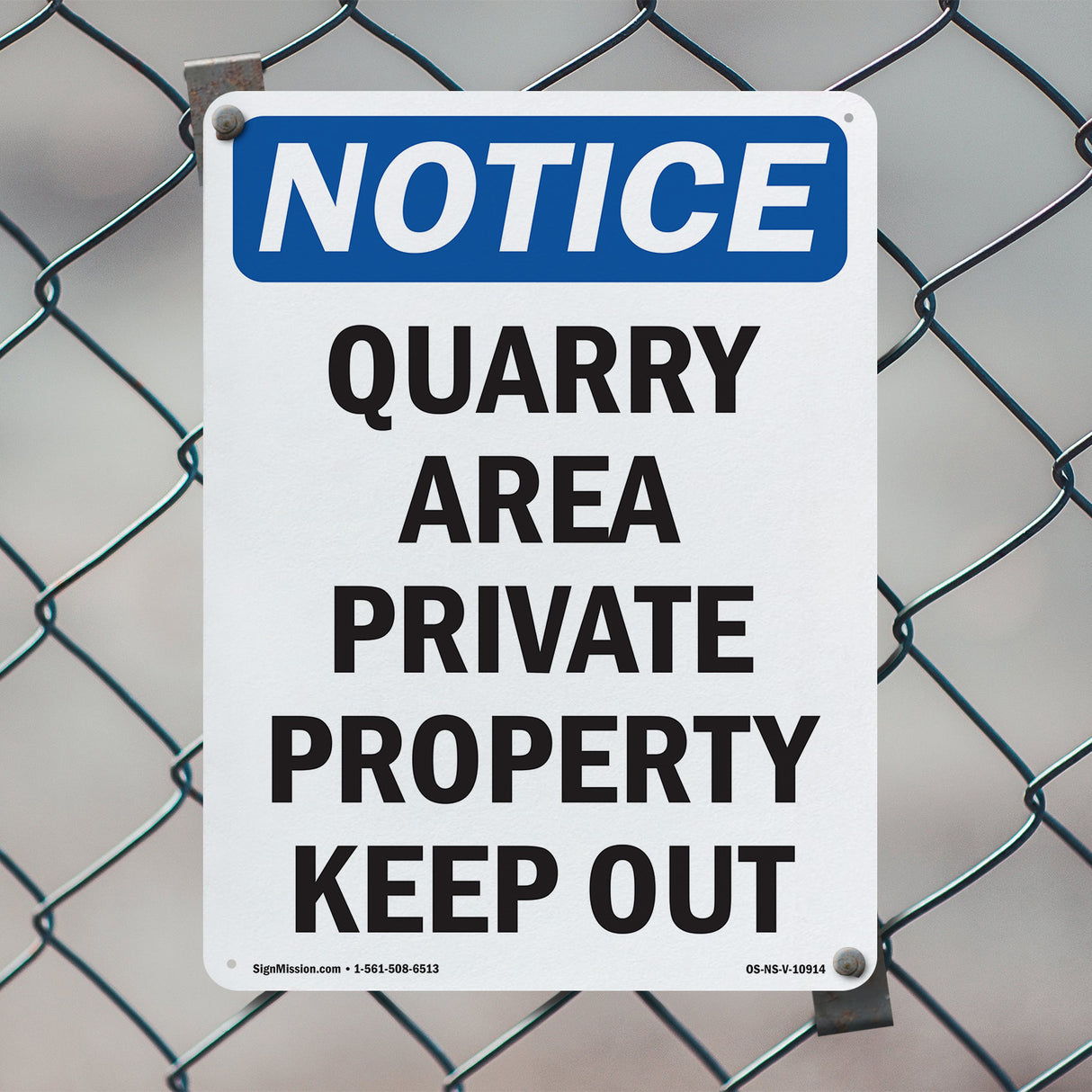 Danger Quarry Area Private Property Keep Out