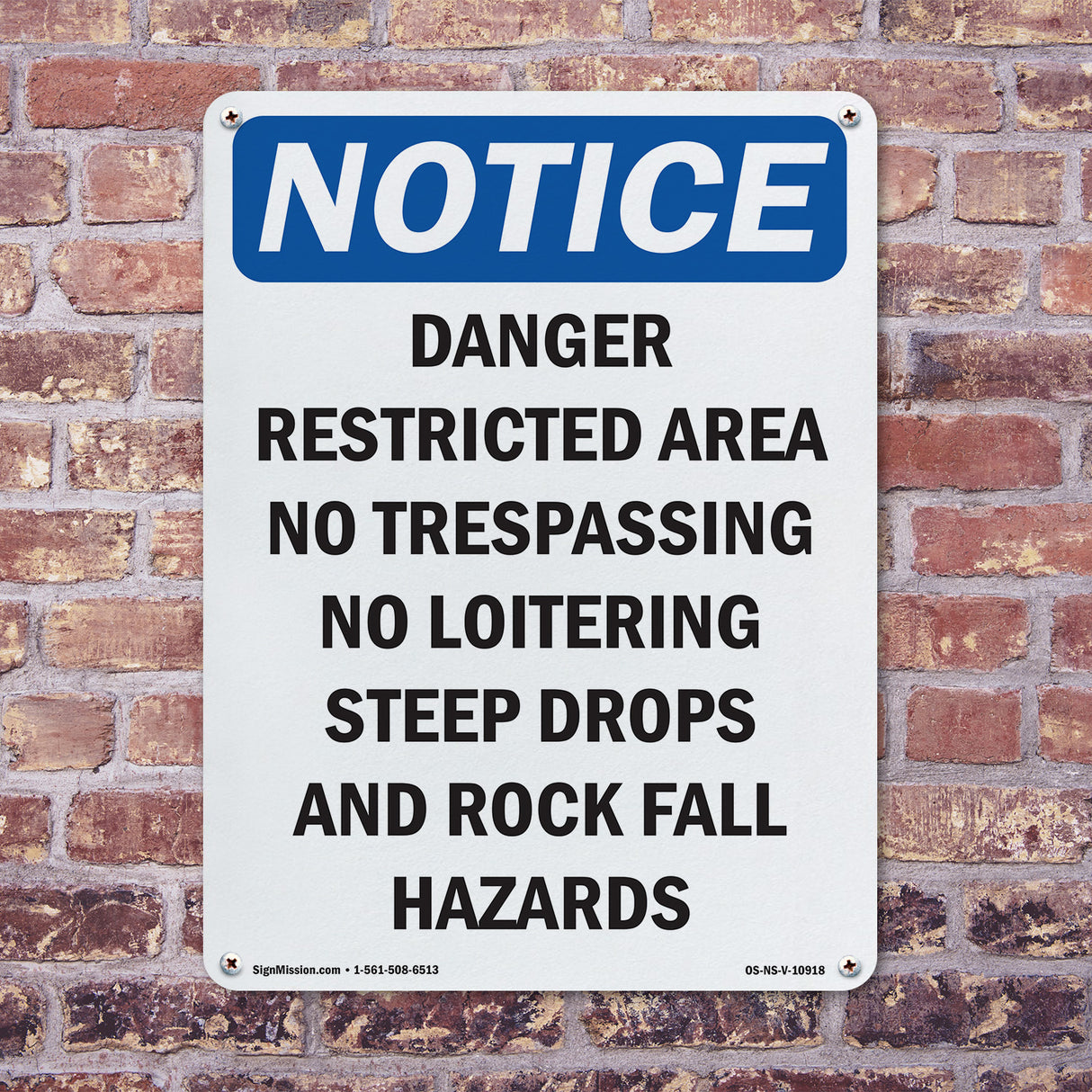 Danger Restricted Area No Trespassing No