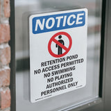 Detention Pond No Access Permitted