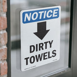 Dirty Towels [Down Arrow]