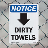 Dirty Towels [Down Arrow]