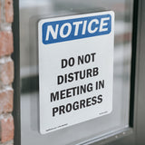 Do Not Disturb Meeting In Progress