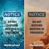 Do Not Disturb Meeting In Progress