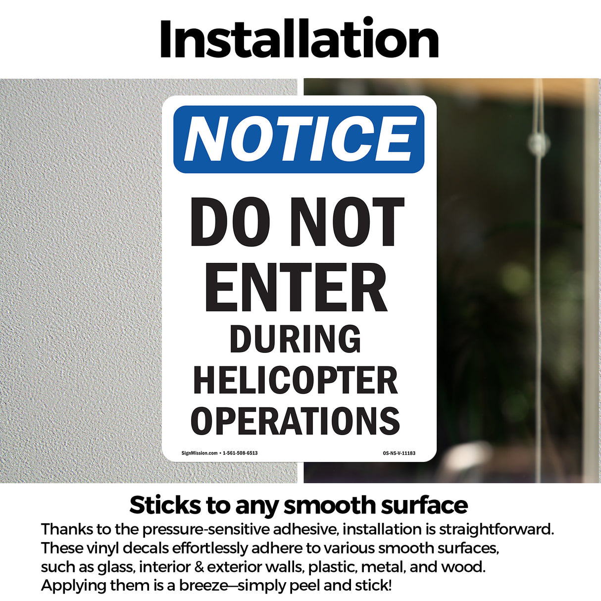 Do Not Enter During Helicopter Operations