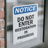 Do Not Enter Restoration In Progress