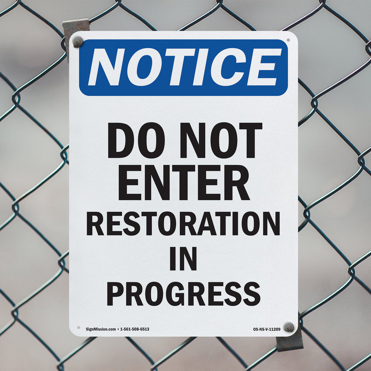 Do Not Enter Restoration In Progress