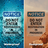 Do Not Enter Restoration In Progress