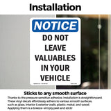 Do Not Leave Valuables In Your Vehicle