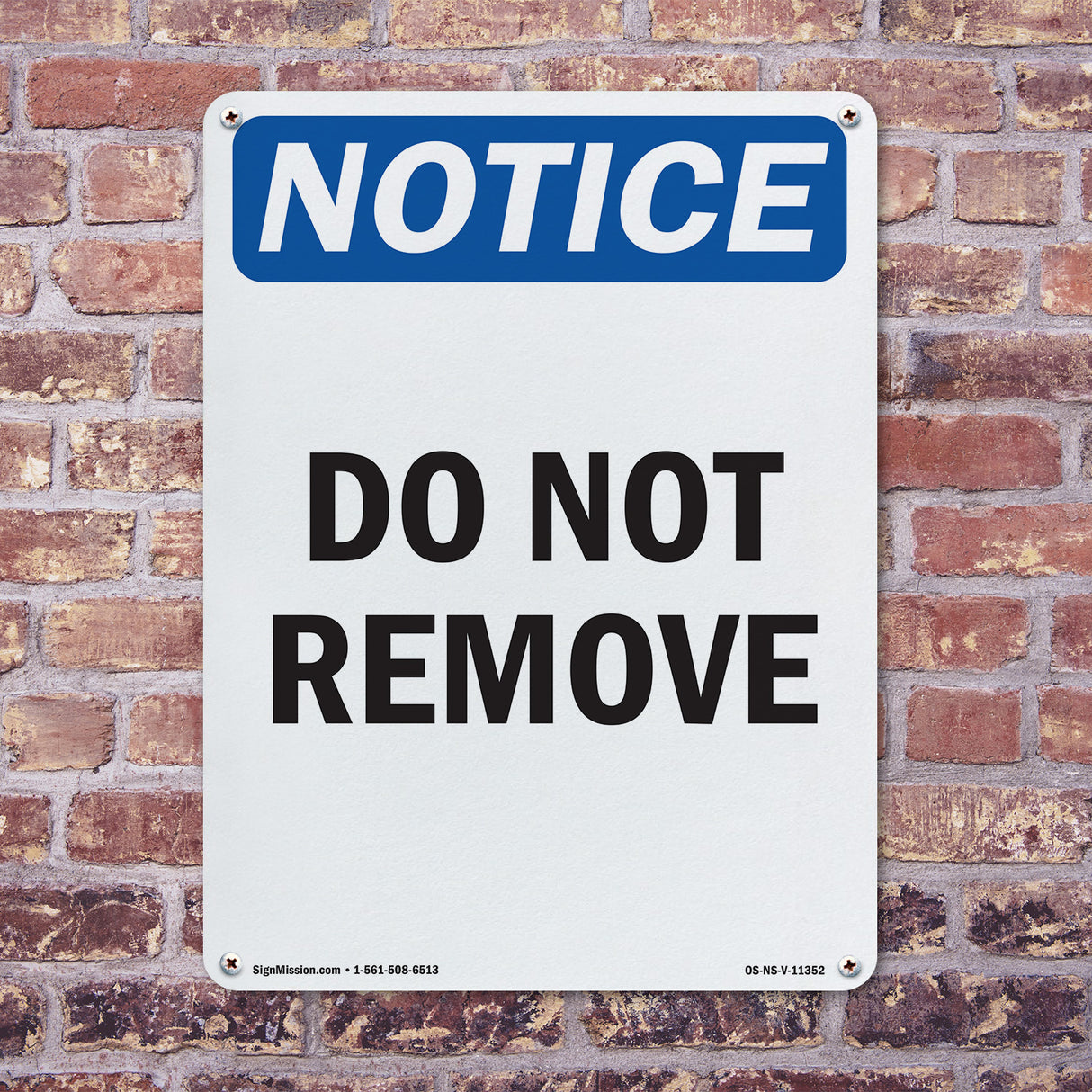Do Not Remove