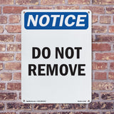 Do Not Remove