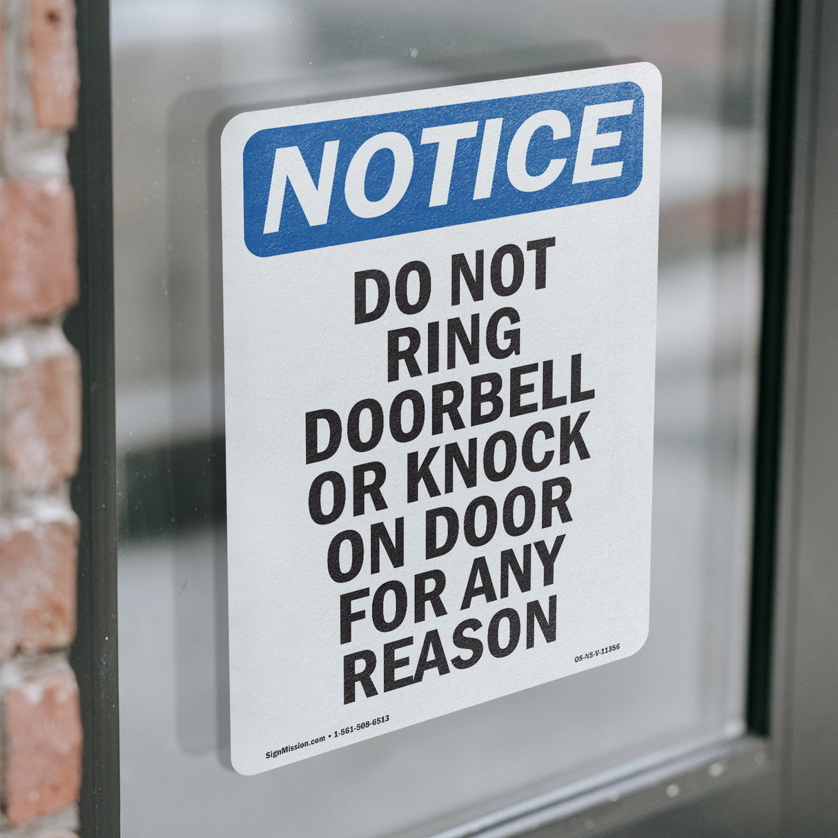 Do Not Ring Doorbell Or Knock On Door For