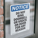 Do Not Ring Doorbell Or Knock On Door For