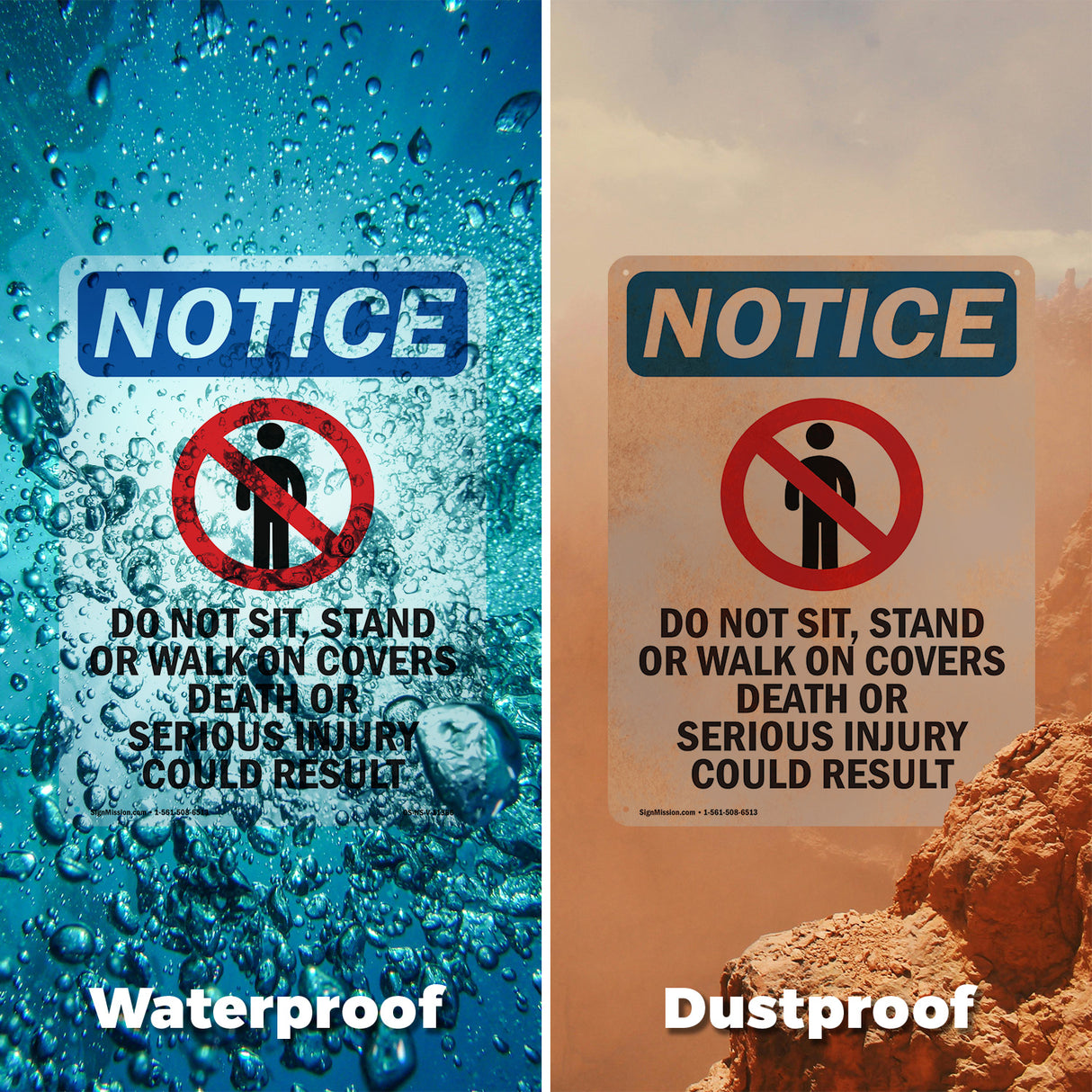 Do Not Sit, Stand Or Walk On