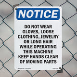 Do Not Wear Gloves, Loose Clothing, Jewelry