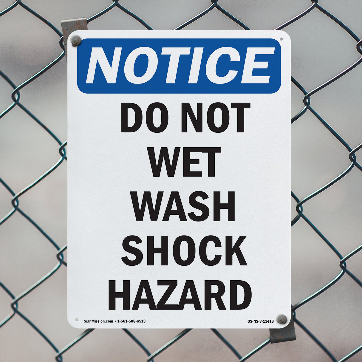 Do Not Wet Wash Shock Hazard