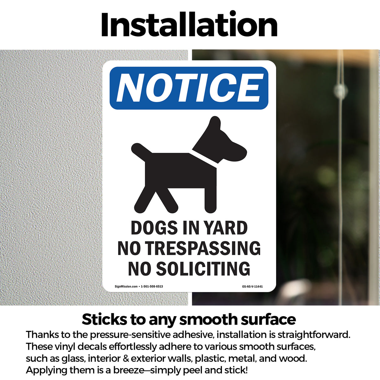 Dogs In Yard No Trespassing