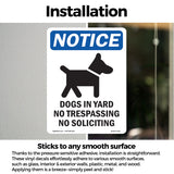 Dogs In Yard No Trespassing