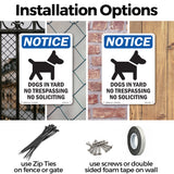 Dogs In Yard No Trespassing