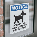 Dogs In Yard No Trespassing