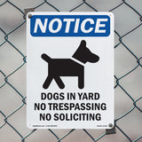 Dogs In Yard No Trespassing