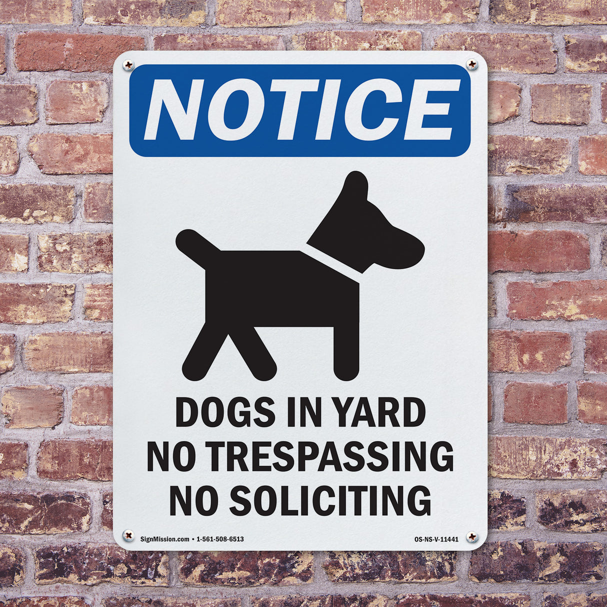 Dogs In Yard No Trespassing