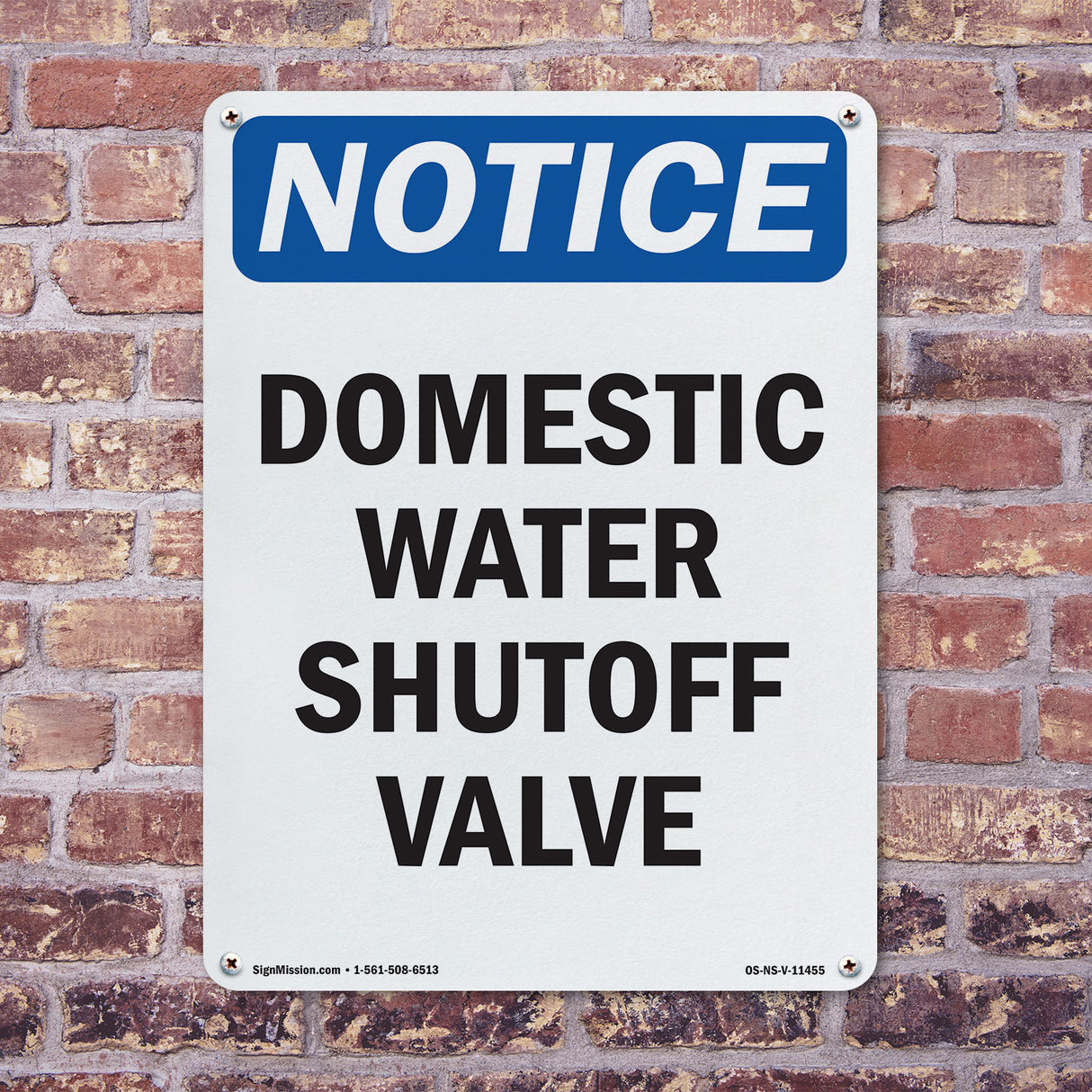 Domestic Water Shutoff Valve