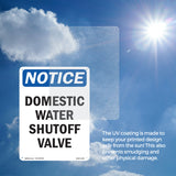 Domestic Water Shutoff Valve