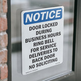 Door Locked During Business Hours Ring Bell