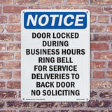 Door Locked During Business Hours Ring Bell