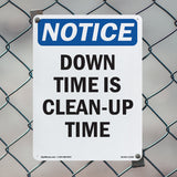Down Time Is Clean-Up Time