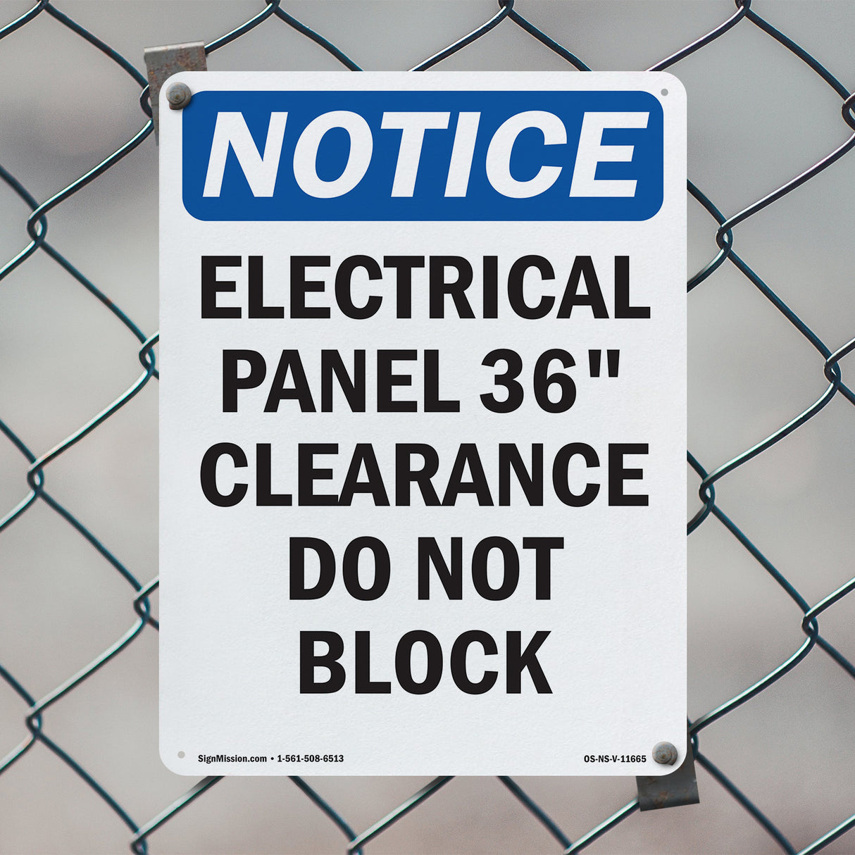 Electrical Panel 36 Clearance Do Not Block