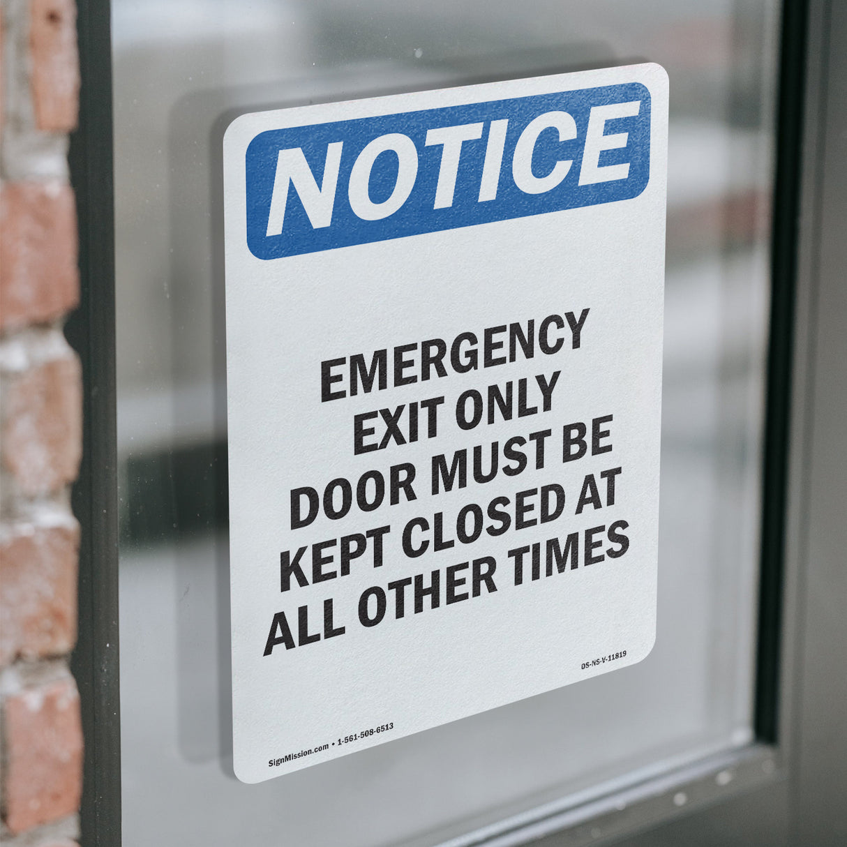 Emergency Exit Only Door Must Be Kept Closed